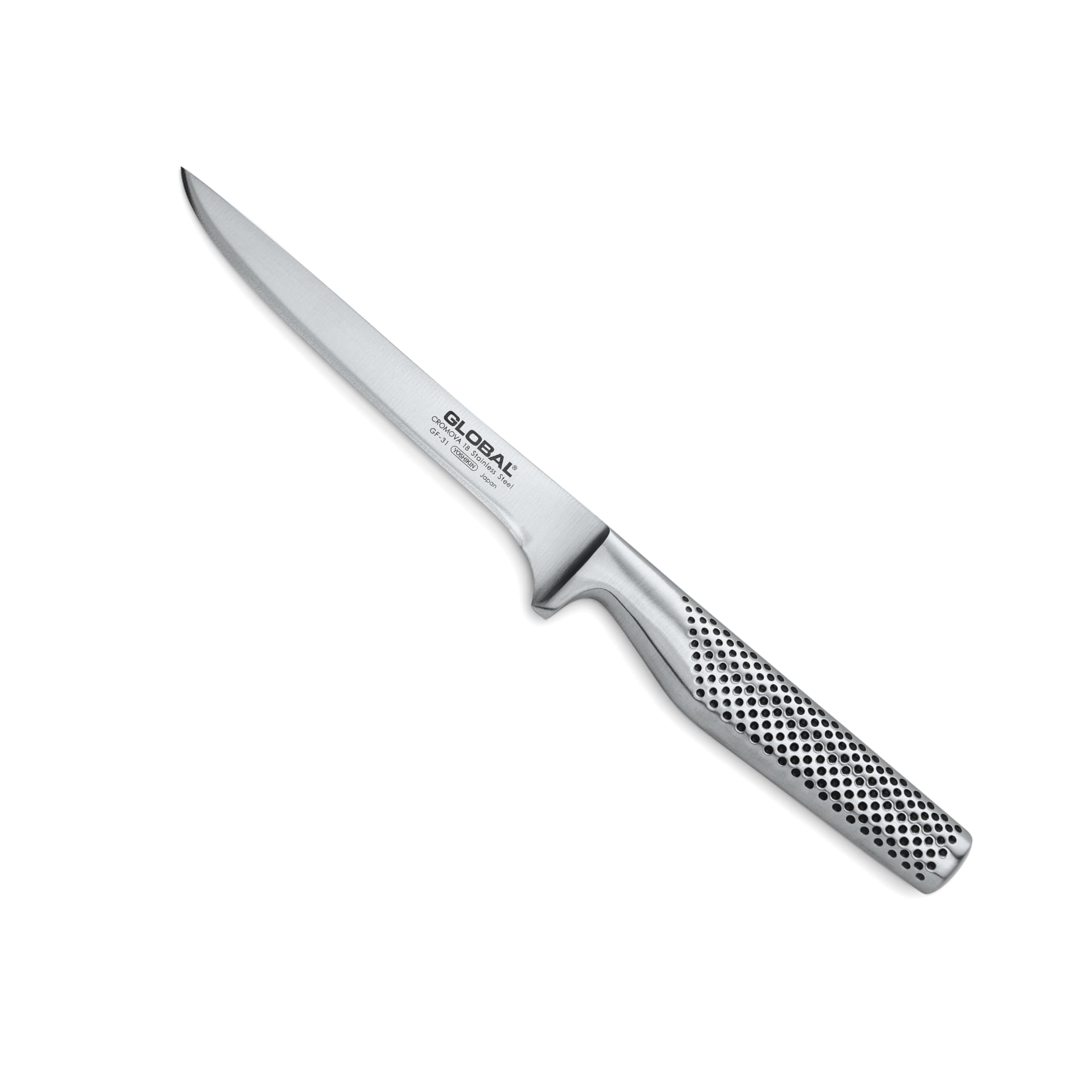 Global GF-31-6 1/4 inch, 16cm Heavyweight Boning Knife, 6, Stainless ...