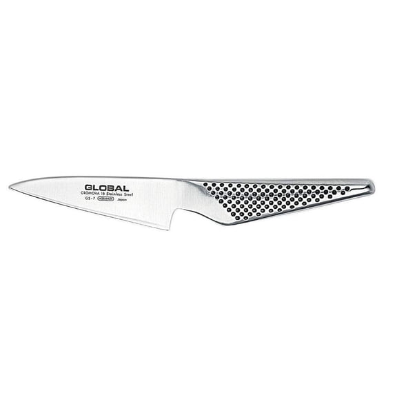 Global GS-7-4 inch, 10cm Paring Spear Knife, 4 inch, Stainless Steel