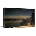 thumbnail image 1 of Global Gallery  12 x 18 in. Rouen at Night Art Print - John Atkinson Grimshaw, 1 of 1