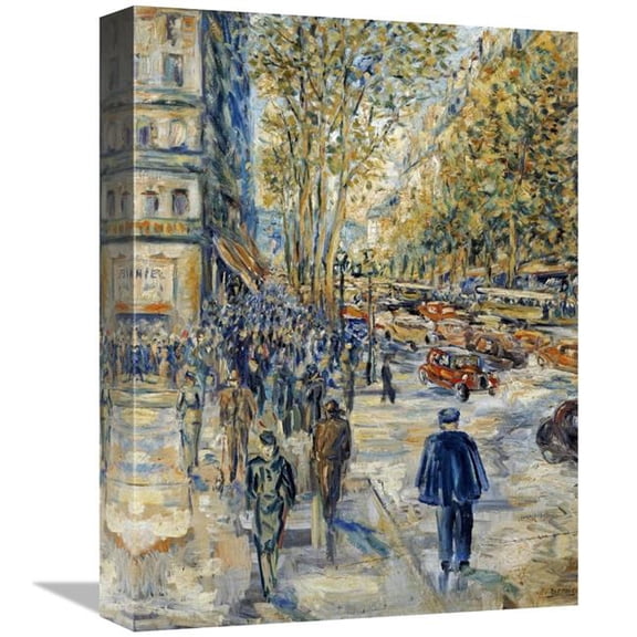 Global Gallery  16 in. Champs-Elysees Art Print - Jean-Francois Raffaelli