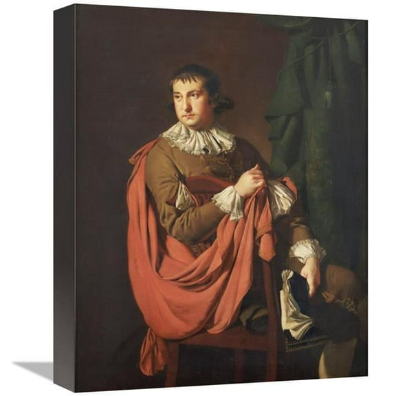 Global Gallery  16 in. Portrait of William Stafford Art Print - Joseph Wright