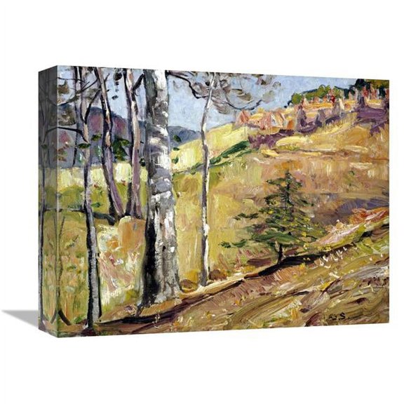 Global Gallery 16 in. Spring Hillside Art Print - George Gardiner Symons