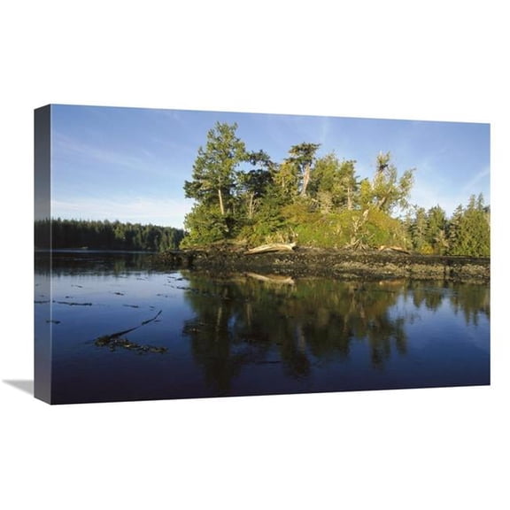 Global Gallery 16 x 24 in. Clayoquot Sound - Vancouver Island - British Columbia - Canada Art Print - Flip Nicklin