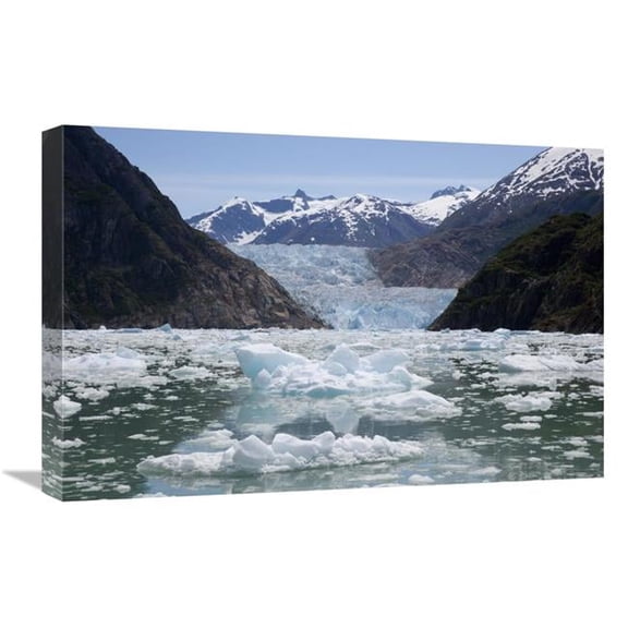 Global Gallery 16 x 24 in. South Sawyer Glacier & Bay Full of Bergy Bits - Tracy Arm-Fords Terror Wilderness - Tongass National Forest - Alaska Art Print - Matthias Breiter