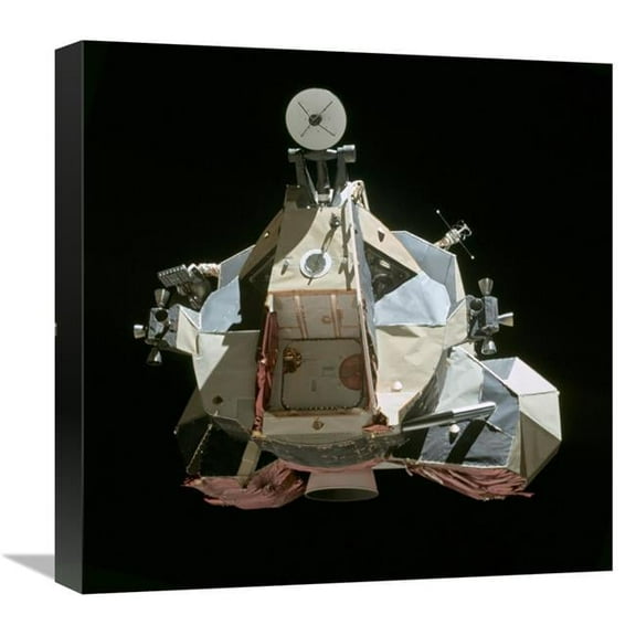 Global Gallery 18 x 18 in. Challenger the Apollo 17 Lunar Module - 1972 Art Print - NASA