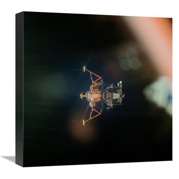 Global Gallery 18 x 18 in. Eagle the Apollo 11 Lunar Module - 1969 Art Print - NASA