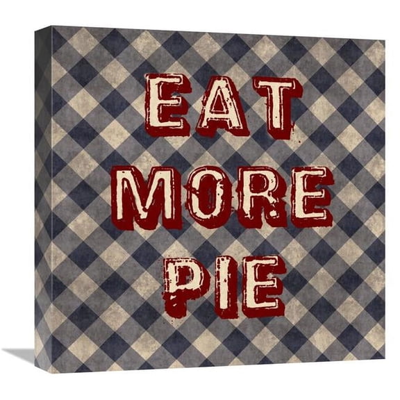 Global Gallery  18 x 18 in. Eat More Pie Art Print - BG.Studio