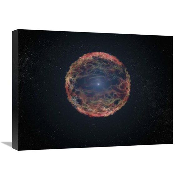 Global Gallery 18 x 24 in. Artists Impression of Supernova 1993J Art Print - NASA