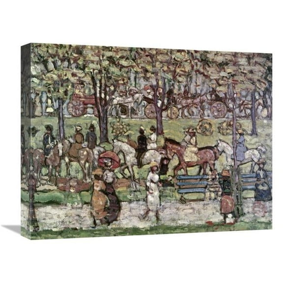 Global Gallery  22 in. Central Park in 1903 Art Print - Maurice Brazil Prendergast