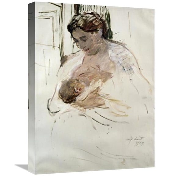 Global Gallery 22 in. Charlotte with Wilhelmine Art Print - Lovis Corinth