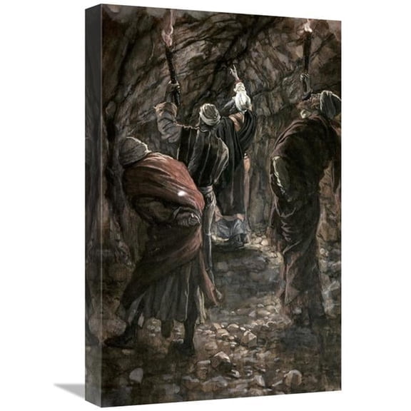 Global Gallery 22 in. Chasm in the Rock of Calvary Art Print - James Tissot