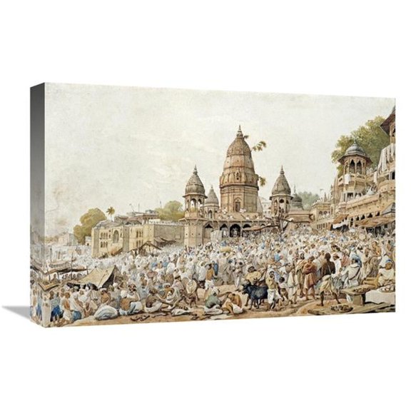 Global Gallery 22 in. Eve of an Eclipse of the Moon Art Print - James Prinsep