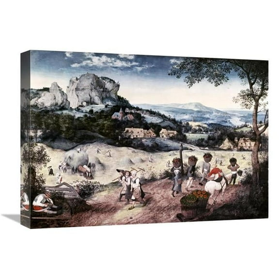 Global Gallery  22 in. Haymaking Art Print - Pieter Bruegel The Elder