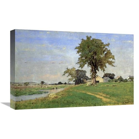 Global Gallery 22 in. Old Elm at Medfield Art Print - George Inness