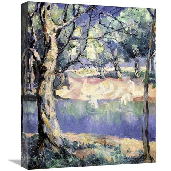 Global Gallery 22 in. River in the Forest Art Print - Kazimir Malevich