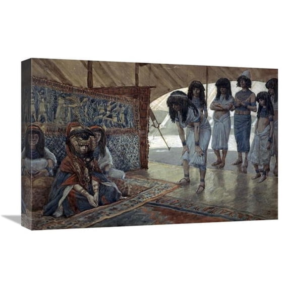 Global Gallery 22 in. Sarah - Sarai is Taken to Pharaohs Palace Art Print - James Tissot