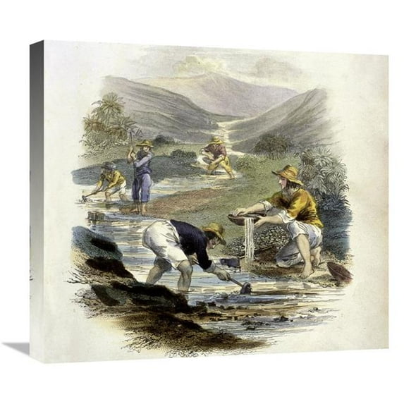 Global Gallery 22 in. Scene on the Branch of the Sacramento Art Print - Unknown