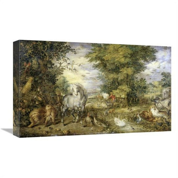 Global Gallery 22 in. The Animals Approaching the Ark Art Print