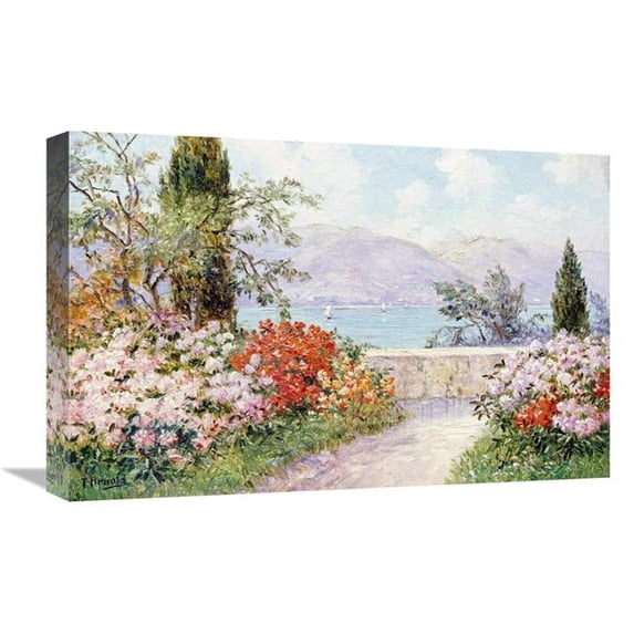 Global Gallery 22 in. The Gardens of the Villa Melzi on Lake Como Art Print - Friederich Arnold