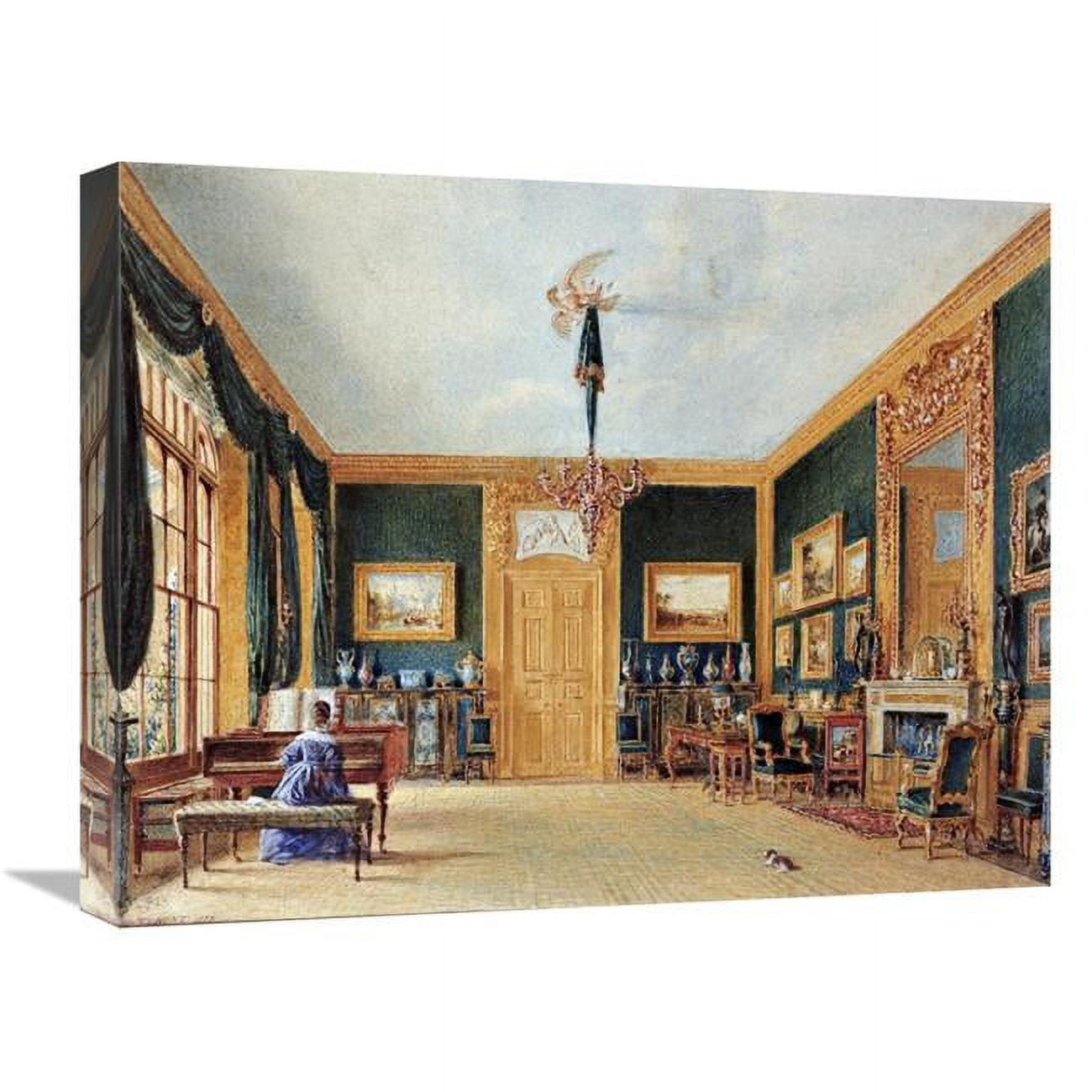 Global Gallery The Green Drawing Room Art Print - William Henry Hunt ...