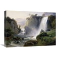 thumbnail image 1 of Global Gallery  22 in. Tivoli Waterfall Art Print - Jean Charles Joseph Remond, 1 of 1