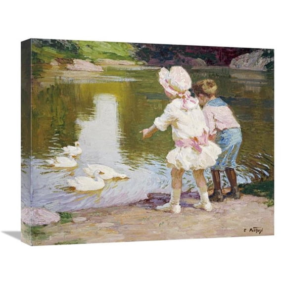 Global Gallery 22 in. in the Park Art Print - Edward Henry Potthast