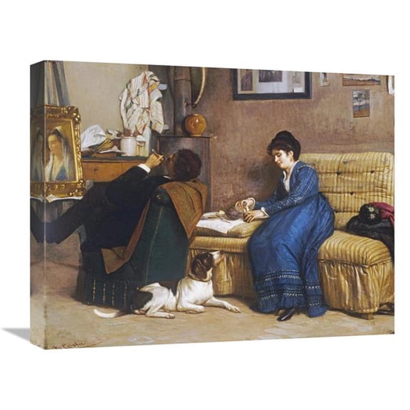 Global Gallery 22 in. in the Studio Art Print - Giovanni Costa