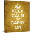 thumbnail image 1 of Global Gallery  22 x 28 in. Keep Calm & Carry on - Vintage Orange Art Print - The British Ministry of Information, 1 of 1