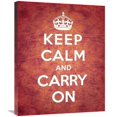 thumbnail image 1 of Global Gallery  22 x 28 in. Keep Calm & Carry on - Vintage Red Art Print - The British Ministry of Information, 1 of 1