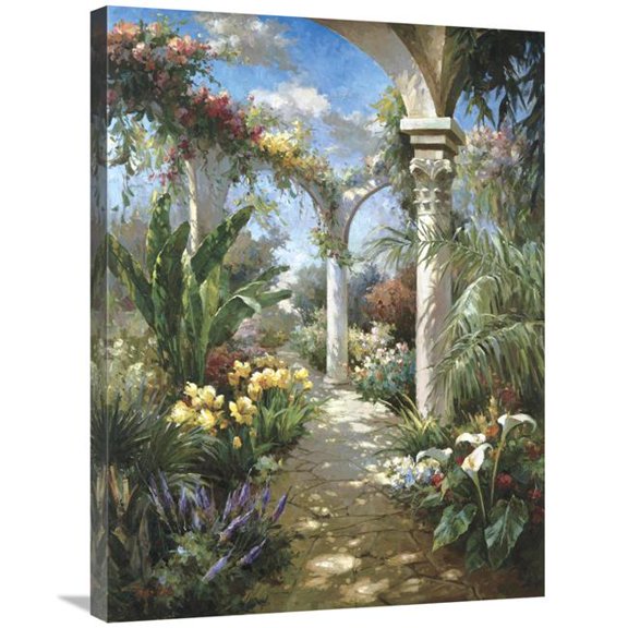 Global Gallery  24 x 32 in. Quiet Arbor Art Print - James Reed