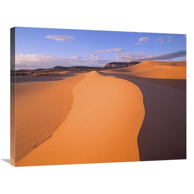 Utah Ripples Global Gallery 24 x 32 in. Wind Ripples in Sand Dunes Beneath Sandstone ...