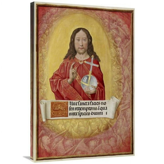 Global Gallery 24 x 36 in. Christ in Majesty Art Print - Unknown 16th Century Flemish Illuminator