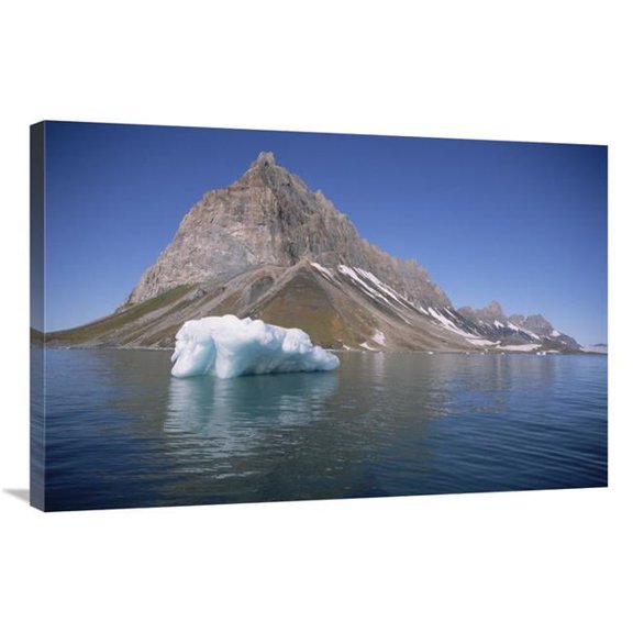 Global Gallery  24 x 36 in. Spitsbergen Island - Hornsund - Svalbard Archipelago - Norwegian Arctic Art Print - Tui De Roy