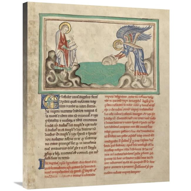Global Gallery 28 x 35 in. An Angel Casting A Millstone Into the Sea ...