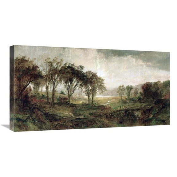 Global Gallery 30 in. Hastings on Hudson Art Print - Jasper Francis Cropsey