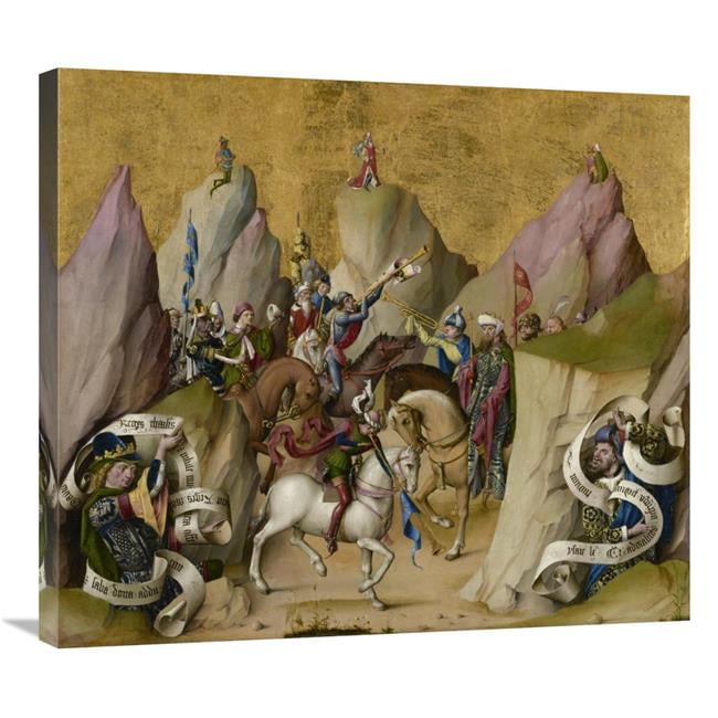 Global Gallery 30 in. The Meeting of the Three Kings with David ...