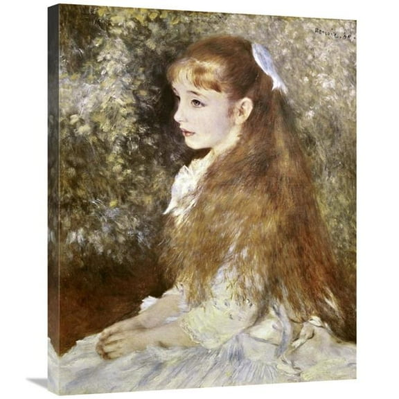 Global Gallery  30 in. Mlle Irene Cahen D Anvers Art Print - Pierre-Auguste Renoir