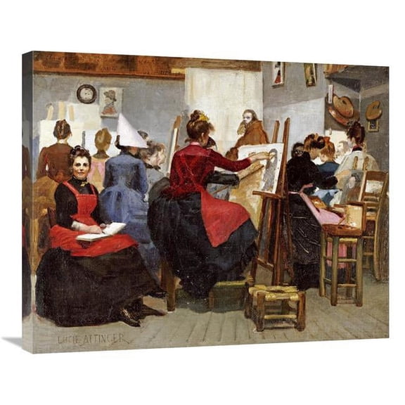 Global Gallery  30 in. Mon Atelier Art Print - Lucie Attinger