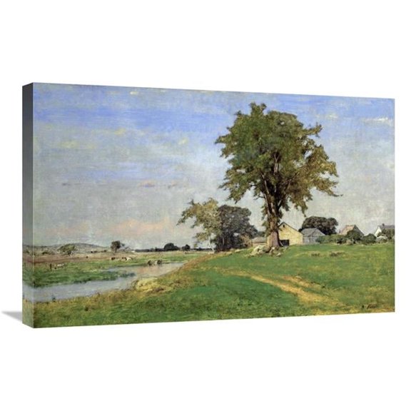 Global Gallery 30 in. Old Elm at Medfield Art Print