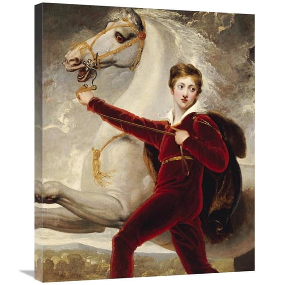 Global Gallery 30 in. Portrait of a Boy Art Print - Thomas Stothard