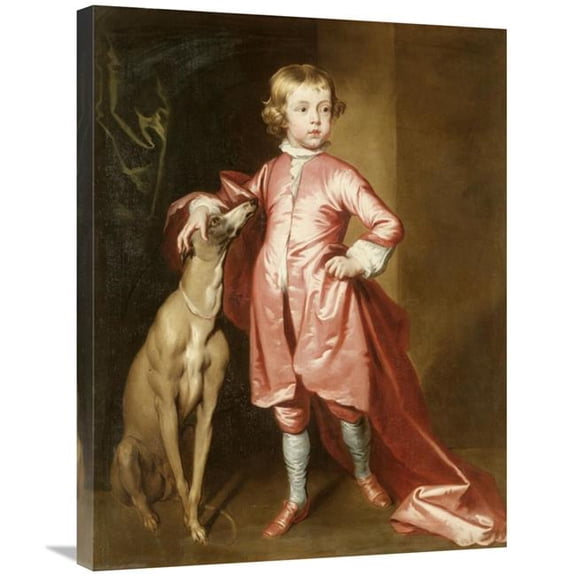 Global Gallery 30 in. Portrait of a Young Boy Art Print