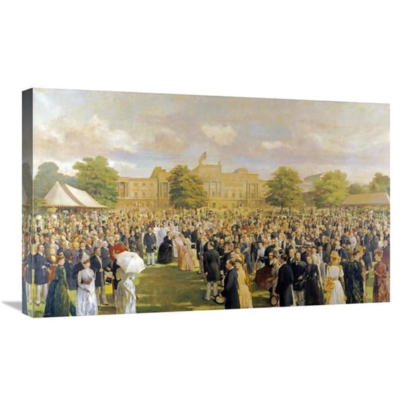 Global Gallery  30 in. Queen Victoria's Jubilee Garden Party Art Print - Frederick Sargent