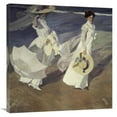 thumbnail image 1 of Global Gallery  30 in. Stroll to the Edge of the Sea Art Print - Joaquin Sorrolla Y Bastida, 1 of 1