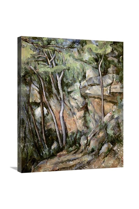 30 in. in the Park of Chateau Noir Art Print - Paul Cezanne