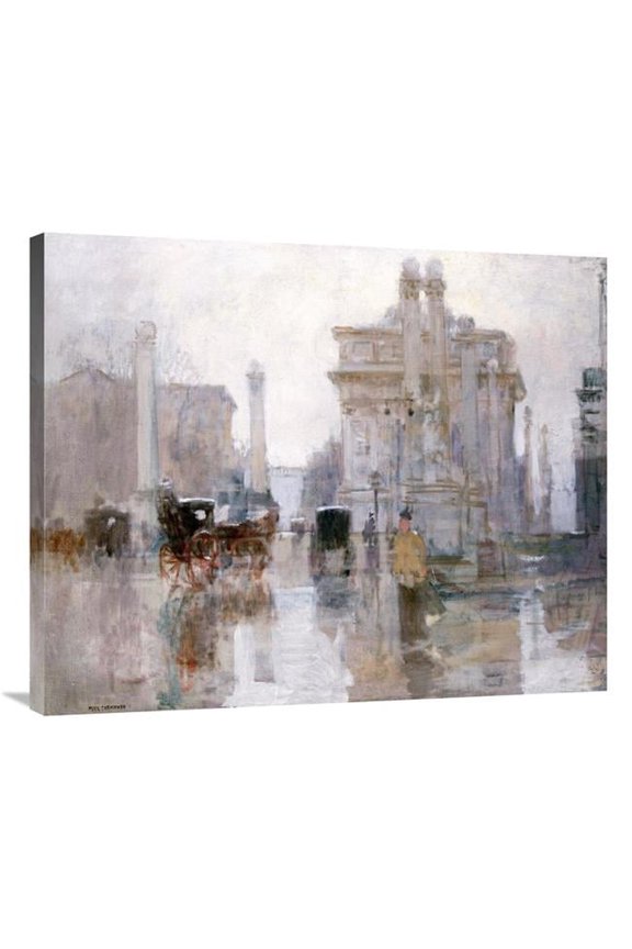 36 in. After the Rain - the Dewey Arch - Madison Square Park - New York Art Print - Paul Cornoyer