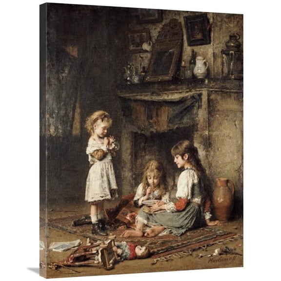 Global Gallery 36 in. Blowing Bubbles Art Print