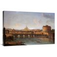 thumbnail image 1 of Global Gallery  36 in. Castel Santangelo Art Print - Antonio Joli, 1 of 1
