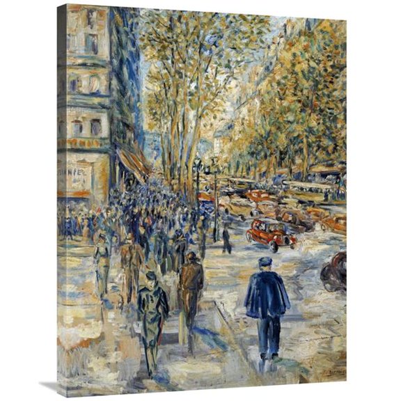 Global Gallery  36 in. Champs-Elysees Art Print - Jean-Francois Raffaelli