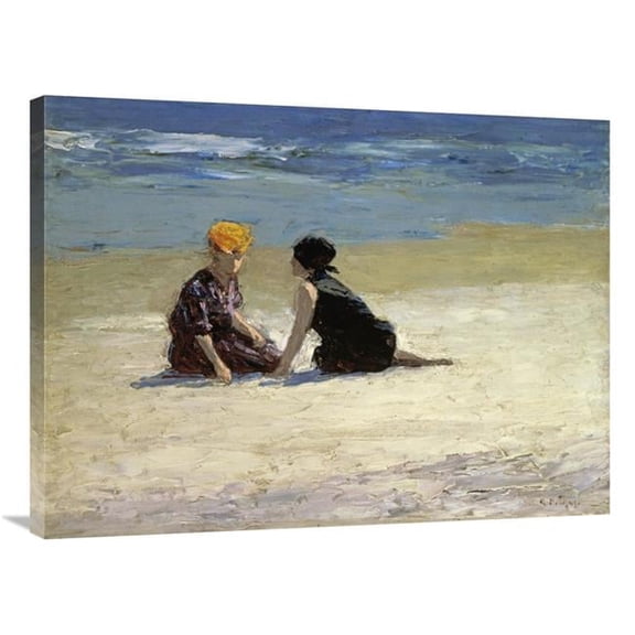 Global Gallery 36 in. Confidences Art Print - Edward Henry Potthast