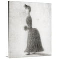 thumbnail image 1 of Global Gallery  36 in. La Promeneuse Au Manchon Art Print - Georges Seurat, 1 of 1